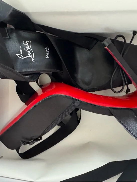 Cassia Lace up Ballerina heels - Picture 2 of 3